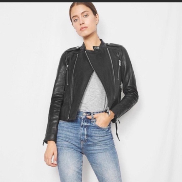 Anine Bing Jackets & Blazers - Moto Leather Jacket